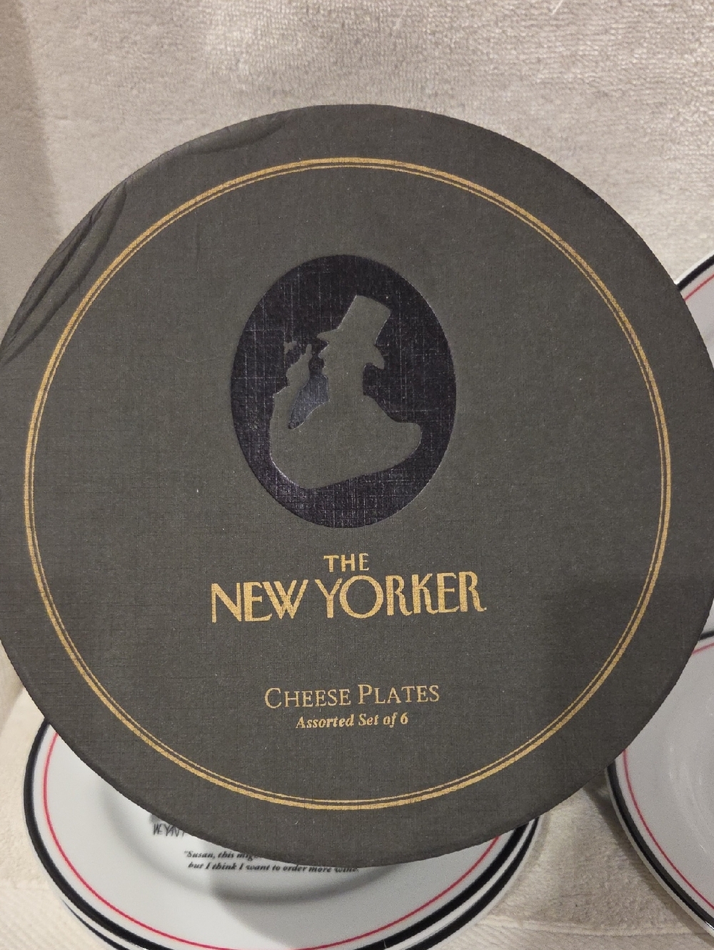 NEW YORKER CHEESE PLATE COLLECTION